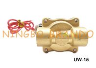 2W160-15 UW-15 1/2&quot; Semi Direct NBR Diaphragm Uni-D Type Brass Solenoid Valve 110V AC 12V DC