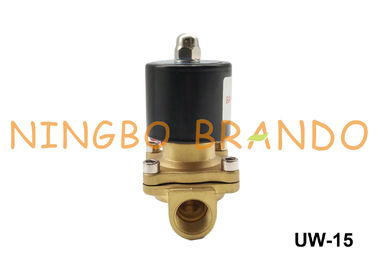 2W160-15 UW-15 1/2&quot; Semi Direct NBR Diaphragm Uni-D Type Brass Solenoid Valve 110V AC 12V DC