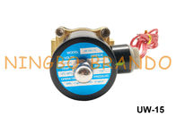 2W160-15 UW-15 1/2&quot; Semi Direct NBR Diaphragm Uni-D Type Brass Solenoid Valve 110V AC 12V DC