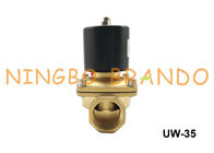 2W350-35 UW-35 1 1/4&quot; UNI-D Type Brass Body NBR Diaphragm Normally Closed Solenoid Valve AC110V