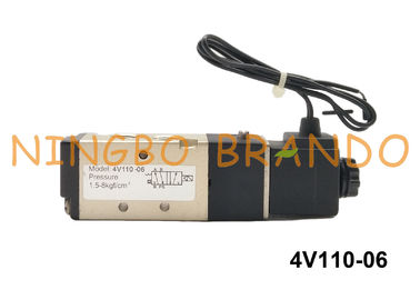 1/8&quot; NPT 4V110-06 AIRTAC Type Pneumatic Solenoid Air Valve 2 Position 5 Way DC24V AC220V