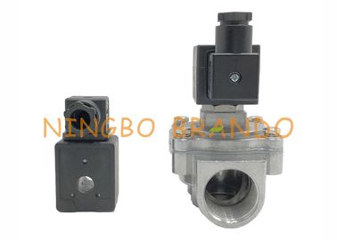 AC110V AC220V DC24V 1&quot; DN25 Threaded Port NBR Diaphragm SCG Series Pulse Jet Valve With Straight Through Type