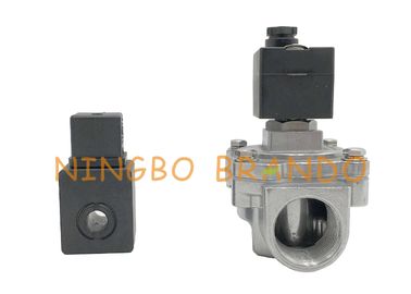 AC110V AC220V DC24V 1&quot; DN25 Threaded Port NBR Diaphragm SCG Series Pulse Jet Valve With Straight Through Type