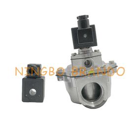 AC110V AC220V DC24V 1 1/2&quot; DN40 Threaded Port NBR Diaphragm SCG Series Straight Through Type Solenoid Valve