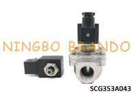 SCG353A043 3/4&quot; Right Angle ASCO Type Integral Pilot Operated Pulse Valve For Reverse Dust Collector