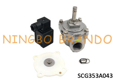 SCG353A043 3/4&quot; Right Angle ASCO Type Integral Pilot Operated Pulse Valve For Reverse Dust Collector