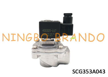 SCG353A043 3/4&quot; Right Angle ASCO Type Integral Pilot Operated Pulse Valve For Reverse Dust Collector