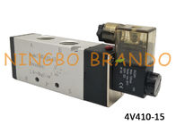 4V410-15 1/2&quot; 5 Way 2 Position Single Pneumatic Solenoid Valve AirTAC Type 400 Series
