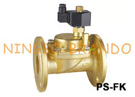 1-1/4&quot; PS-32FK Flanged Piston Pilot Operated Brass Steam Solenoid Valve 24VDC 220VAC