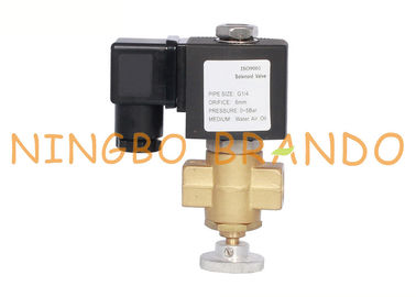 1/4 Inch Manual Flow Adjustable Bass Solenoid Valve For Natural Coal Gas 12V 24V DC