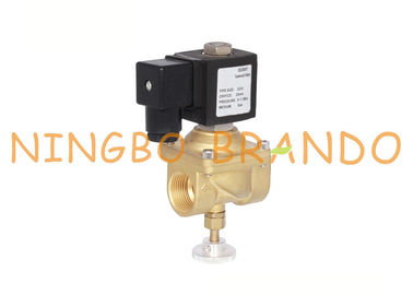 1/4 Inch Manual Flow Adjustable Bass Solenoid Valve For Natural Coal Gas 12V 24V DC