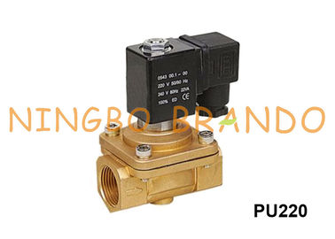 Shako Type Brass Solenoid Valve For Water 1/8'' PU220-01 1/4'' PU220-02 220V AC 24V DC