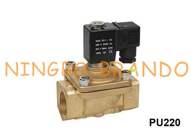 2 Way Shako Type Brass Solenoid Valve 3/4'' PU220-03 1/2'' PU220-04 220VAC 24VDC