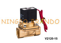 SMC Type Brass Solenoid Valve For Water Gas 3/8'' VX2130-10 1/2'' VX2130-15 220V AC 24V DC