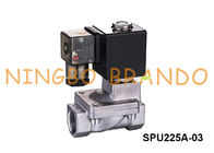 Shako Type Stainless Steel Solenoid Valve 3/8'' SPU225A-03 1/2&quot; SPU225A-04 24VDC