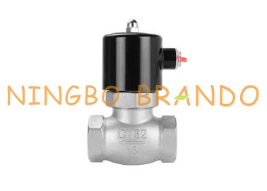 Uni-D Type US Series 1-1/4'' Stainless Steel Solenoid Valve For Hot Water Oil Steam AC220V DC24V