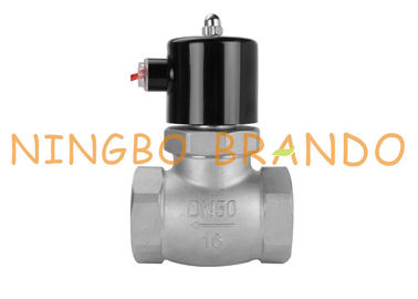 Uni-D Type US Series 2'' High Temperature Piston Pilot Steam Stainless Steel Solenoid Valve AC220V DC24V