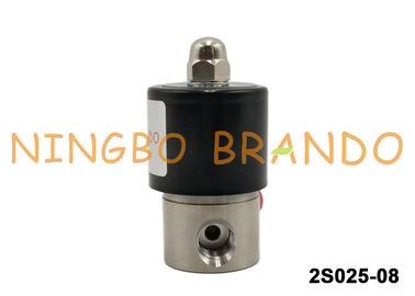 UNI-D Type SUS-08 G1/4'' Stainless Steel Solenoid Valve DC24V AC220V