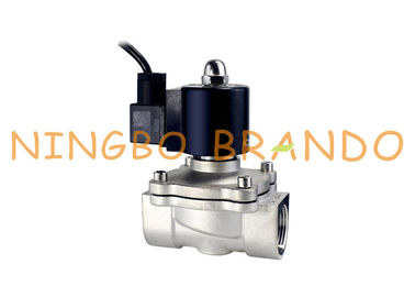 1/2'' 3/4'' Underwater Fountain Stainless Steel Solenoid Valve IP68 Waterproof 24VDC