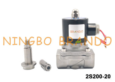 UNI-D Type SUW-20 2S200-20 G3/4&quot; Stainless Steel Solenoid Water Valve DC24V AC220V