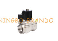 Waterproof IP68 Stainless Steel Solenoid Valve For Fountain 1/2'' 3/4'' 220V AC 24V DC