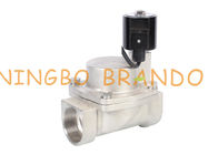Waterproof IP68 Stainless Steel Solenoid Valve For Fountain 1/2'' 3/4'' 220V AC 24V DC