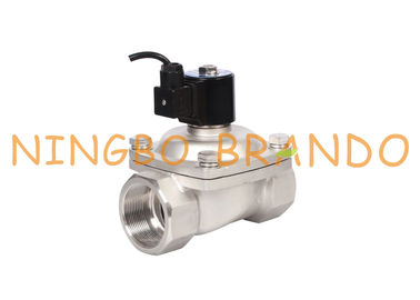 Underwater Stainless Steel Solenoid Valve For Dancing Fountain 1 1/4'' 1 1/2'' IP68