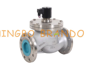 DN100 4'' Underwater Fountain Stainless Steel Solenoid Valve Waterproof IP68 24VDC 220VAC