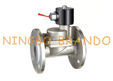 PS-25JF 1'' Flange Piston Pilot Operated Steam Stainless Steel Solenoid Valve 24VDC 220VAC