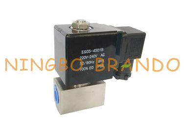 1/4'' 3/8'' 100 bar High Pressure Direct Acting Solenoid Valve 220VAC 110VAC