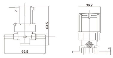 Direct Acting Two Way Small Plastic Solenoid Valve For RO System