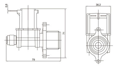 2/2 Way G3/4&quot; RO System Low Price Small Plastic Water Ro Solenoid Valves