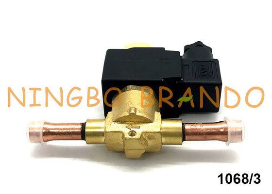 Castell Type 3/4'' ODS Solder Brass Refrigeration Solenoid Valve 1068/3