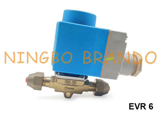 EVR 6 3/8'' 10mm SAE Flare Danfoss Type Refrigeration Solenoid Valve 032F8072