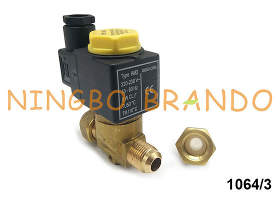 Castel Type SAE Flare 3/8'' Solenoid Valve 1064/3 For Refrigeration