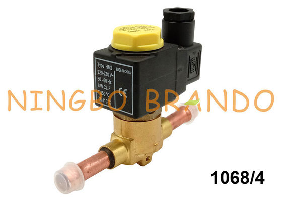 1068/4 Castel Type 1/2" Solenoid Valve In Refrigeration 220VAC 230VAC