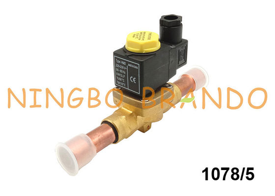 1078/5 Castel Type 5/8&quot; Refrigeration Unit Solenoid Valve 220VAC 230VAC