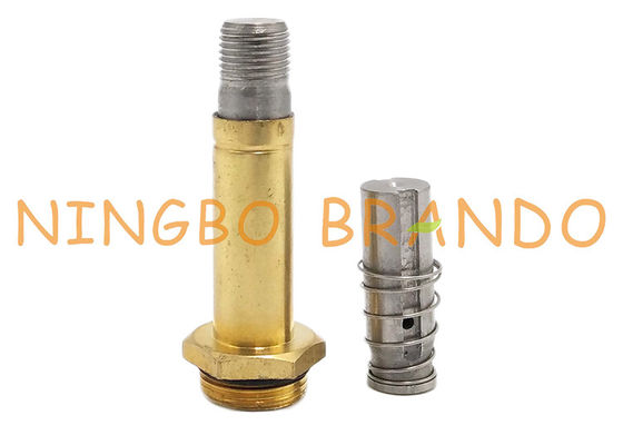 S9 2/2 Way NC Thread Seat Brass Tube Solenoid Stem 09F07370A2CNN 09F07370A2CNN 09F07370A2CNN