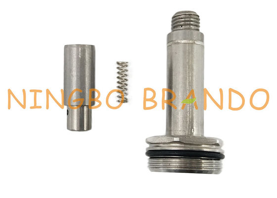 10.0mm OD 2/2 Way Normally Closed Plunger And Armature Nitrile Seals Thread Seat Stainless Steel Plunger Guide