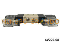 1/4'' 4V220-08 Airtac Type Pneumatic Solenoid Valve 5 Way 2 Position 220V