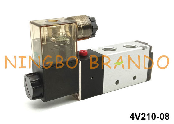 Airtac Type Pneumatic Air Solenoid Valve 4V210-08-DC24V 1/4'' NPT