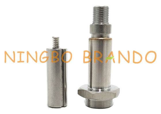 M18 Thread Seat FKM Nucleus Seals Stainless Steel Guide Tube Refrigeration Solenoid Valve Armature