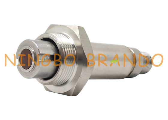 M18 Thread Seat FKM Nucleus Seals Stainless Steel Guide Tube Refrigeration Solenoid Valve Armature