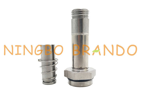 3/2 Way Normally Closed M20 Thread Seat 12.8mm OD Stainless Steel Plunger Tube Armature Assembly