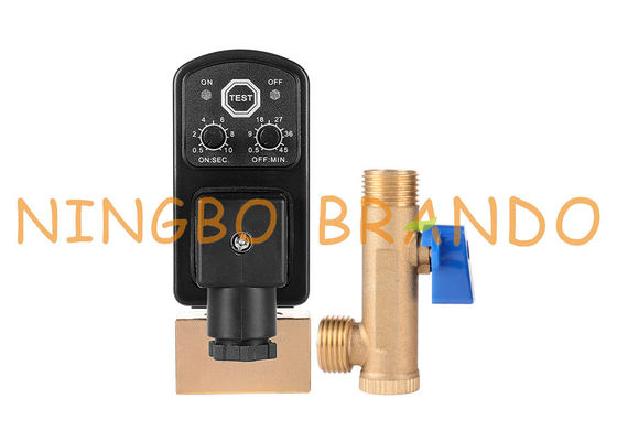 Air Compressor Automatic Drain Valve With Timer 1/4'' 1/2'' 110V 220V