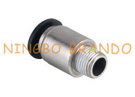 1/2'' 12mm Round Male Straight Push To Connect Pneumatic Hose Fittings