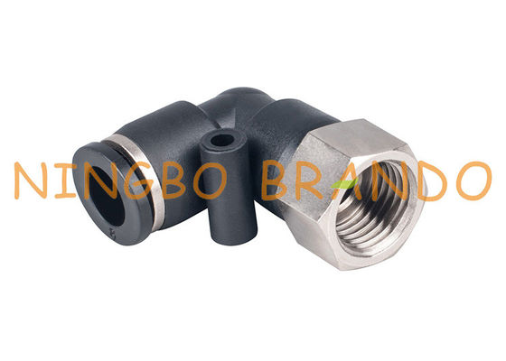 1/4'' 8mm Female Elbow Push To Quick Connect Pneumatic Hose Fittings