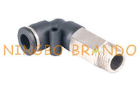 1/2'' 12mm Push To Connect Extended Male Elbow Pneumatic Hose Fittings