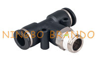 Quick Connect Male Branch Tee Pneumatic Hose Fittings 1/2'' 12mm