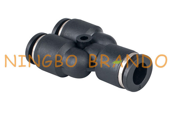 1/4'' 8mm Push To Quick Connect Tube Union Y Pneumatic Hose Fittings